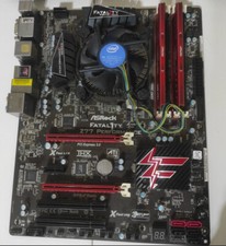 asrock z77 fatality  i5 3570k e 2x4 ram ddr3 