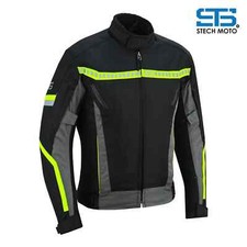 Moto giubbotto in tessuto uomo