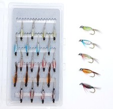 Mylar Minnow Streamer / Ass - Colori Taglia 10 / Mini Esca Fry Trota Pesca Mosche