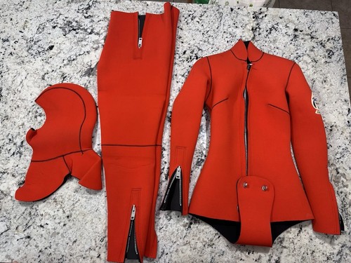 Set giacca neoprene arancione