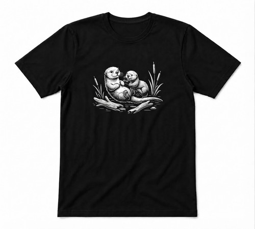 Shirt grafica sea otter - t-shirt,