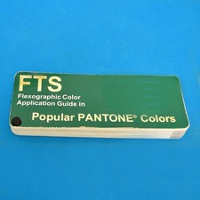 Pantone FTS Guida all'applicazione flessografica nel popolare libro di riferimento Panton (1x)