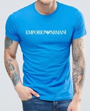 Shirt uomo cotone blu - t-shirt,