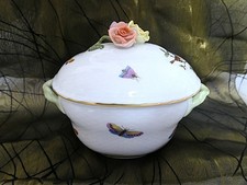 Scatola con coperchio, bomboniera Herend Rothschild, miniterrina