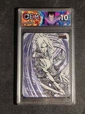 SASUKE UCHIHA - NARUTO - GRADED CARD 10 - GEM MINT - NO PSA BGS