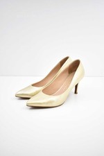 Decolletè Donna Dorate N 41 Vero Cuoio, Tacco 8 Cm