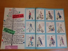 PIAGGIO VESPA RAGAZZA CALENDARIO ANNO 1956 ANNI '50=PUBBLICITA=ADVERTSING 50X32