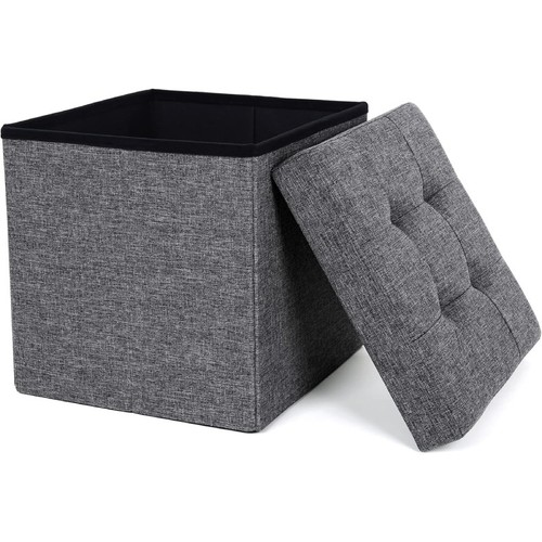 Pouf con vano portaoggetti
