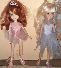 2  BAMBOLE BARBIE   WEE 3 FRIENDS MATTEL  BALLERINA- VINTAGE  2000