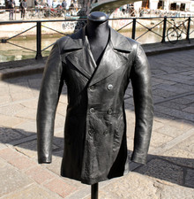 Trench pelle vintage anni - , 70