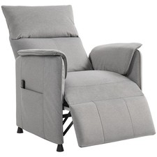 Homcom poltrona reclinabile - poltrona,