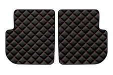 AUTO Tappetini posteriore per ALFA ROMEO MITO 09.08-12.18 Hatchback NERO / ROSSO