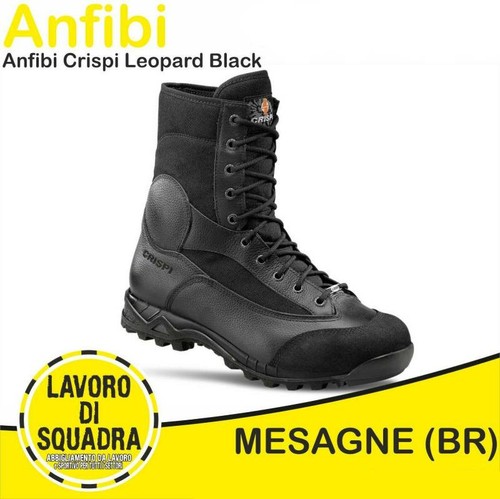 Anfibi crispi leopard neri - crispi,