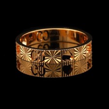 ANELLO GUCCI ICON STAR IN ORO ROSA 18 KT 750 NEW