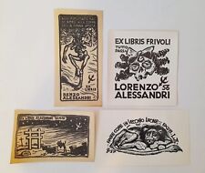 ♥ LOTTO 4 EX LIBRIS LORENZO