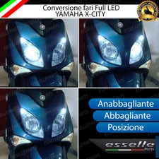 KIT FARO LED YAMAHA X-CITY ANABBAGLIANTE ABBAGLIANTE H7 POSIZIONE T10 6000K