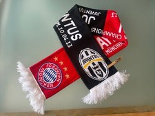 69- Sciarpa JUVENTUS BAYERN MONACO 2013 Champions League CALCIO Collezione