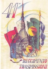 A7975) GENIO, TORINO, 41 REGGIMENTO TRASMISSIONI.