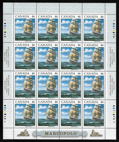 Francobolli canada riquadro - canada,
