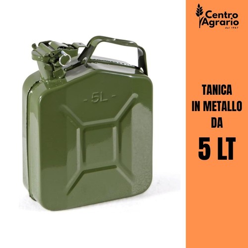 Tanica per benzina metallo - benzina,