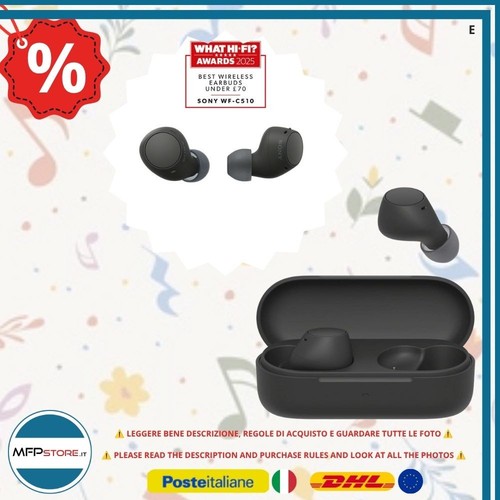 Sony c510 cuffie true - sony, wf-c510