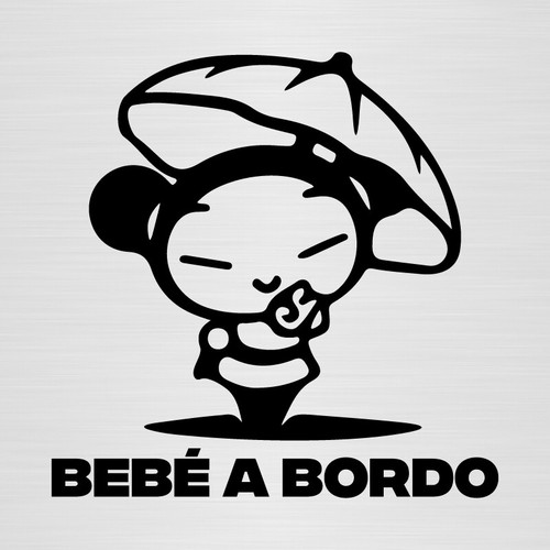 Pegatina bebe bordo vinilo - pegatina, a