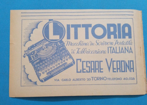 Pubblicita 1937 macchina per - pubblicita,