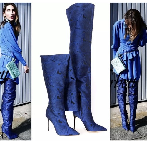 Zara rare blue floral fabric - zara,