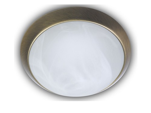 Plafoniera alabastro anello