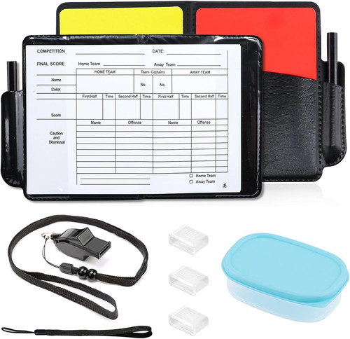 Cartellini arbitro calcio kit - cartellini,