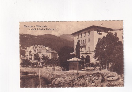 2913 cartolina abbazia - cartolina,