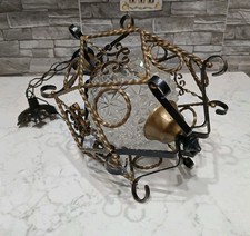 Lampadario A Lanterna In Vetro