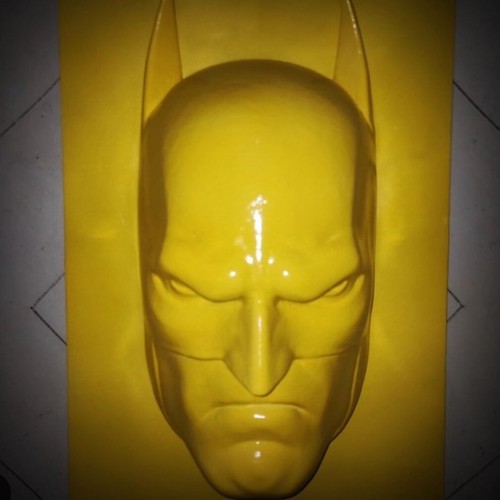 Batman yellow face quadro - yellow,
