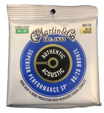 Martin Corde per Chitarra Acustica MA170 Muta Set da 6 Tension Extra Light 10-47