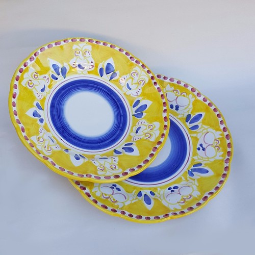Coppia piatti ceramica - di,