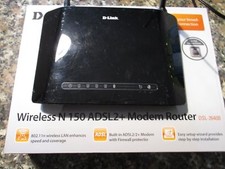 D-link modem router wireless n150 adsl 2+ con confezione e accessori 