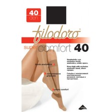 6 Paia di Gambaletto Donna Filodoro Comfort 40 den Velato in Microfibra