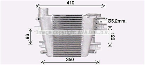 Intercooler nissan terrano - intercooler,