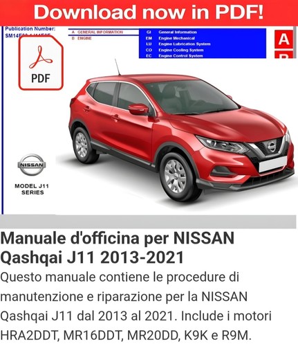 Manuale officina per nissan - manuale, d'officina