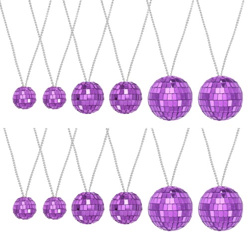 Pcs collana palla specchi - pcs,