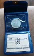 1974 - 500 Lire argento - Centenario di Guglielmo Marconi