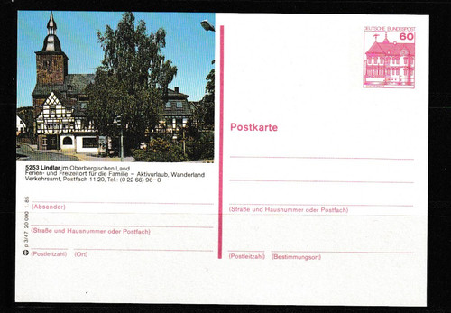 Cartolina illustrata lindlar - cartolina,