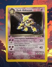 Pokemon Dark Alakazam 1/82 Team Rocket - HOLO - PRIMA EDIZIONE - Ita - EXCELLENT