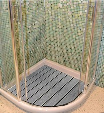 Pedana doccia angolare