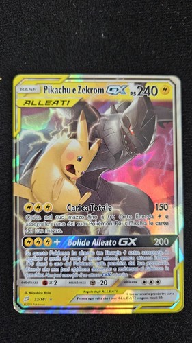 Carte pokemon pikachu zekrom - pokemon,