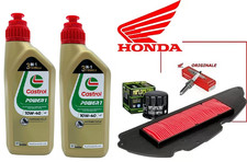 KIT/TAGLIANDO HONDA SH 300 i 2007 AL 2020 OLIO CASTROL FILTRI CANDELA ORIGINALE