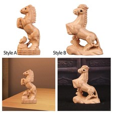 Statua di cavallo in legno