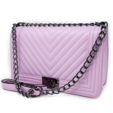 Borsa tracolla donna lilla