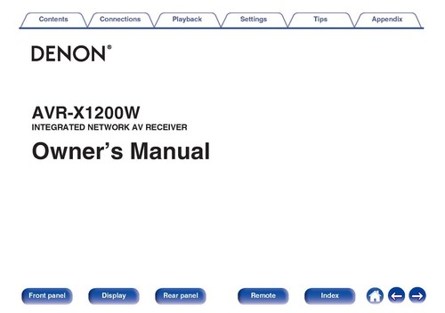 Denon avr x1200w ricevitore - denon,