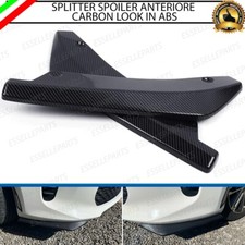 LAME SPOILER SOTTOPARAURTI SPLITTER ANTERIORE CARBON LOOK PER FIAT PUNTO MK2